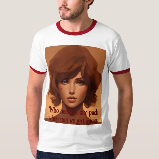 Keg jacht club: Mannen T-shirt (Voorkant)