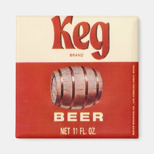 KEG merk Biermagneet Magneet (Voorkant)