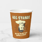 Keg Stands: Don't Learn College Papieren Bekers (Achterkant)