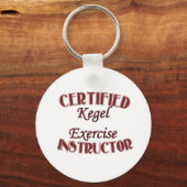 Kegel Excercise Instructor Sleutelhanger (Voorkant)