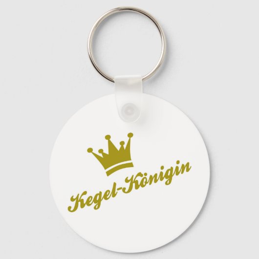kegel koningin sleutelhanger (Voorkant)