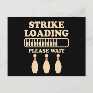 Kegel Laden Bowling Speler Citaat Bowling Cadeau Briefkaart