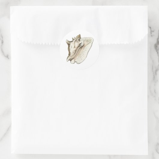  kegel ronde sticker (Tas)