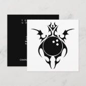 kegelbal kaart (Voorkant / Achterkant)