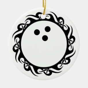 kegelbal keramisch ornament