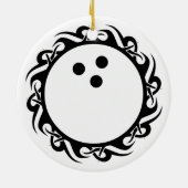 kegelbal keramisch ornament (Achterkant)