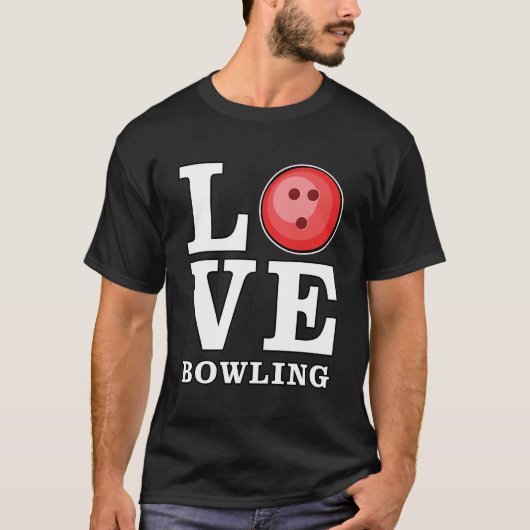 Kegelen met liefde t-shirt (Voorkant)