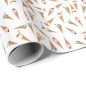 Kegelijspatroon Cadeaupapier (Rol Hoek)