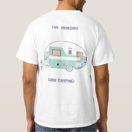 Kegelkampeerwagen RV Trailer Camper Trip Vacking T-shirt