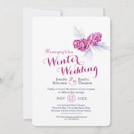 Kegels art blauwe pruim winter bruiloft opnieuw in kaart