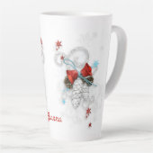 Kegels en bellen latte mok (Rechterhoek)