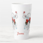 Kegels en bellen latte mok (Voorkant)