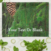 Kegels en naalden theedoek (Gevouwen)