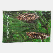 Kegels en naalden theedoek (Horizontaal)