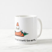 kegels, grappig, verkeerskegel, mok (Voorkant rechts)