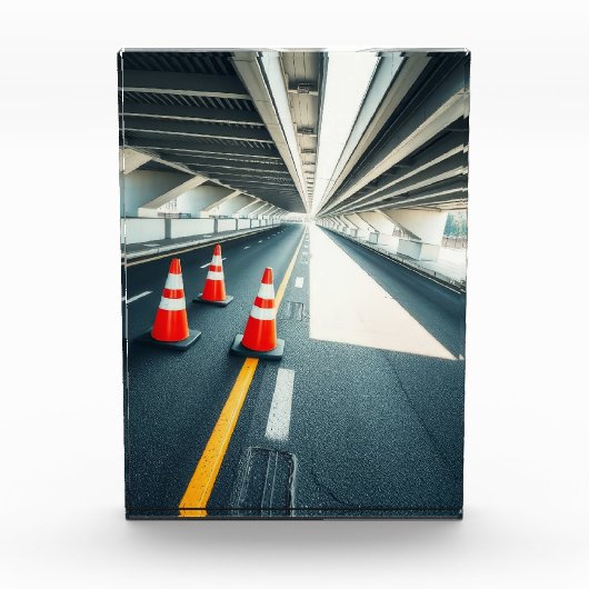 Kegels in tunnel fotoblokken (Voorkant)