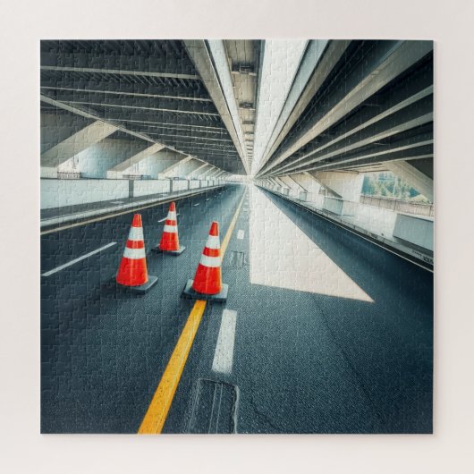 Kegels in tunnel legpuzzel (Verticaal)