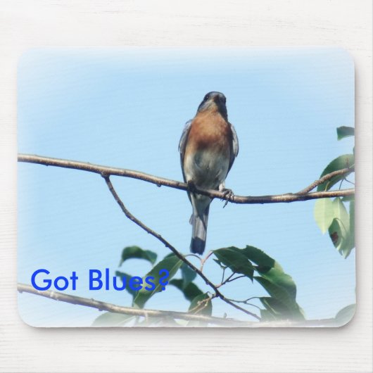 Kegels met Blues-muispad Muismat (Voorkant)