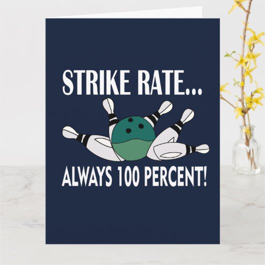 Kegelslagbal Aanvalsteam Groet Kaart (Gele Bloem)