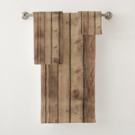 kegelvormig handenhouten handvat bad handdoek