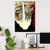 Kegon Waterfall at Nikko Kasamatsu Shiro 1952 Poster (Thuiskantoor)