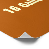 Kegs: 16 Gallons vloeibaar geluk Poster (Hoek)