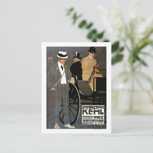 Kehl Gentlemen Clothing Briefkaart (Staand voorkant)