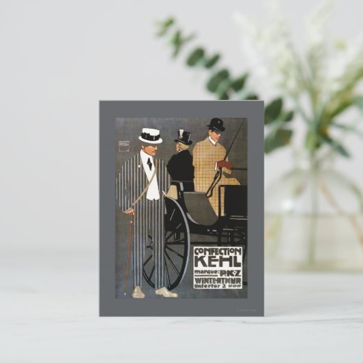 Kehl Gentlemen Clothing Briefkaart (Staand voorkant)