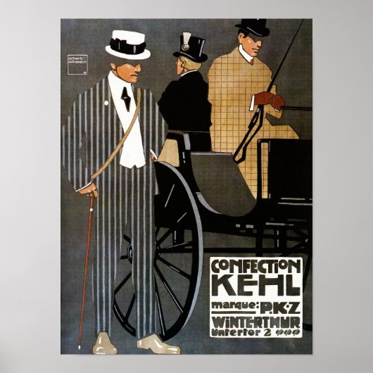 Kehl Gentlemen Clothing Poster (Voorkant)