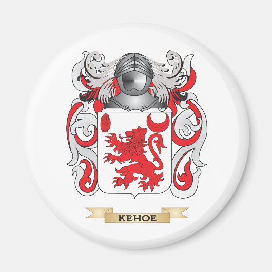 Kehoe Wapen (Familie Crest) Magneet (Voorkant)