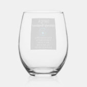 kehoeelliasa wijnglas zonder voet (Achterkant)