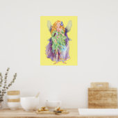 keibloem met toverstaf poster (Keuken)