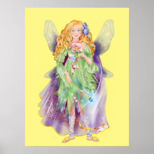 keibloem met toverstaf poster (Voorkant)