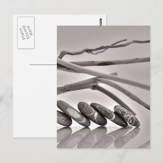 keibogen en drijfhout briefkaart (Voorkant / Achterkant)