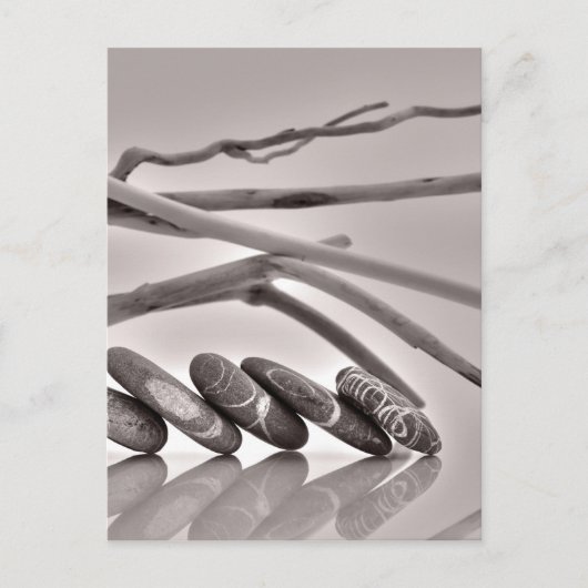 keibogen en drijfhout briefkaart (Voorkant)