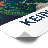 Keibul Lamjao Nationaal Park India Reizen Poster (Hoek)