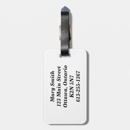 keien en raketten langs de Ocean Shoreline Luggag Bagagelabel (Achterkant verticaal)