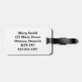 keien en raketten langs de Ocean Shoreline Luggag Bagagelabel (Achterkant horizontaal)