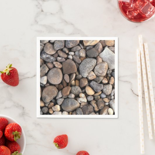 Keien en stenen patroon servet (Insitu)