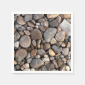 Keien en stenen patroon servet (Voorkant)