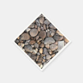 Keien en stenen patroon servet (Hoek)