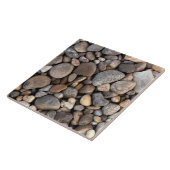 Keien en stenen patroon tegeltje (Zijkant)