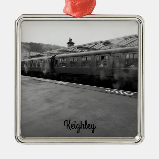 Keighley Steam Railway Metalen Ornament (Voorkant)