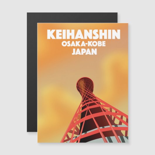 Keihanshin Osaka Kobe Japan Reisposter (Voorkant / Achterkant)