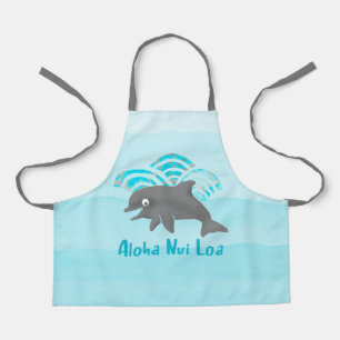 Keiki Watercolor Dolfijn Golf Schort