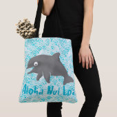 Keiki Waterverf Dolphin Wave and Plays Reversisibl Tote Bag (Dichtbij)
