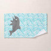 Keiki Waterverf Dolphin Wave Bad Handdoek (Handdoek)
