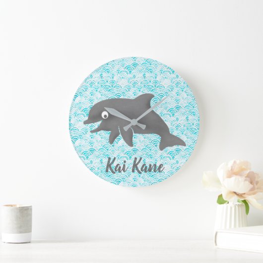 Keiki Waterverf Dolphin Wave Grote Klok (Huis)
