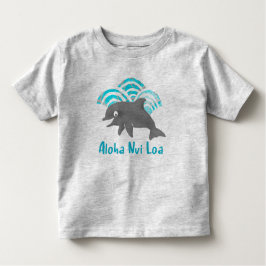 Keiki Waterverf Dolphin Wave Kinder Shirts