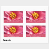 Keiko japans pioen bruiloft gunst Sticker (Vel)